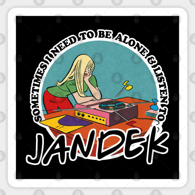 Jandek Obsessive Fan Design Jandek Sticker TeePublic